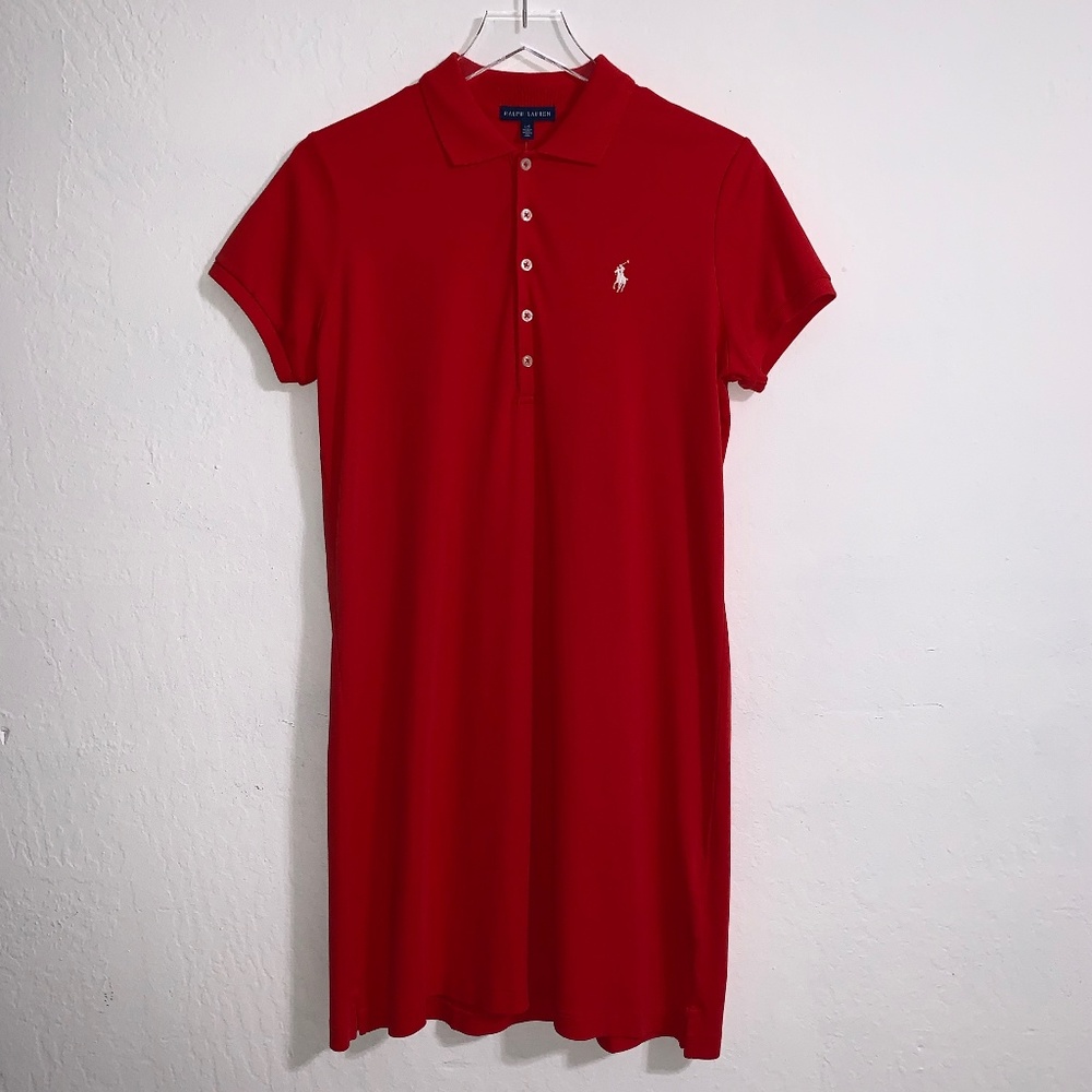 Ralph Lauren Classic Red Polo Dress